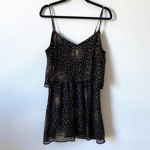 Gold dot dress